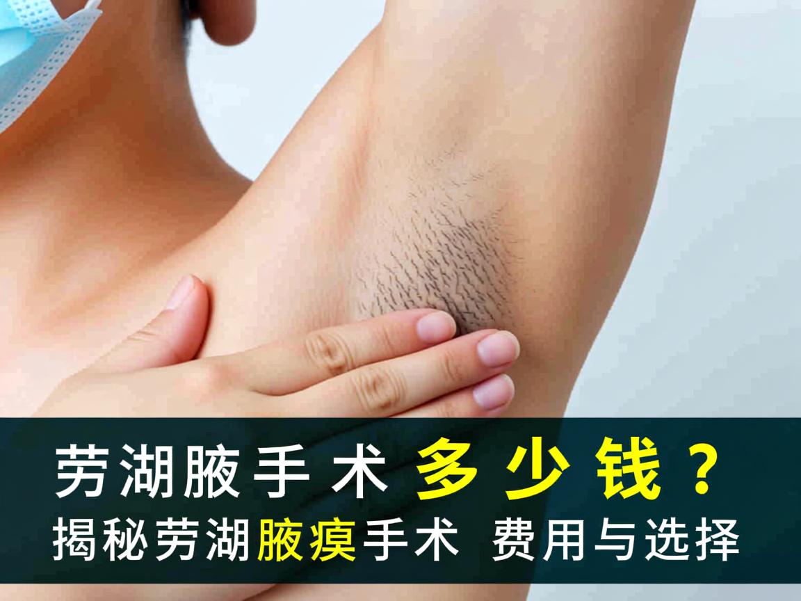 芜湖腋臭手术多少钱？揭秘芜湖腋臭手术费用与选择