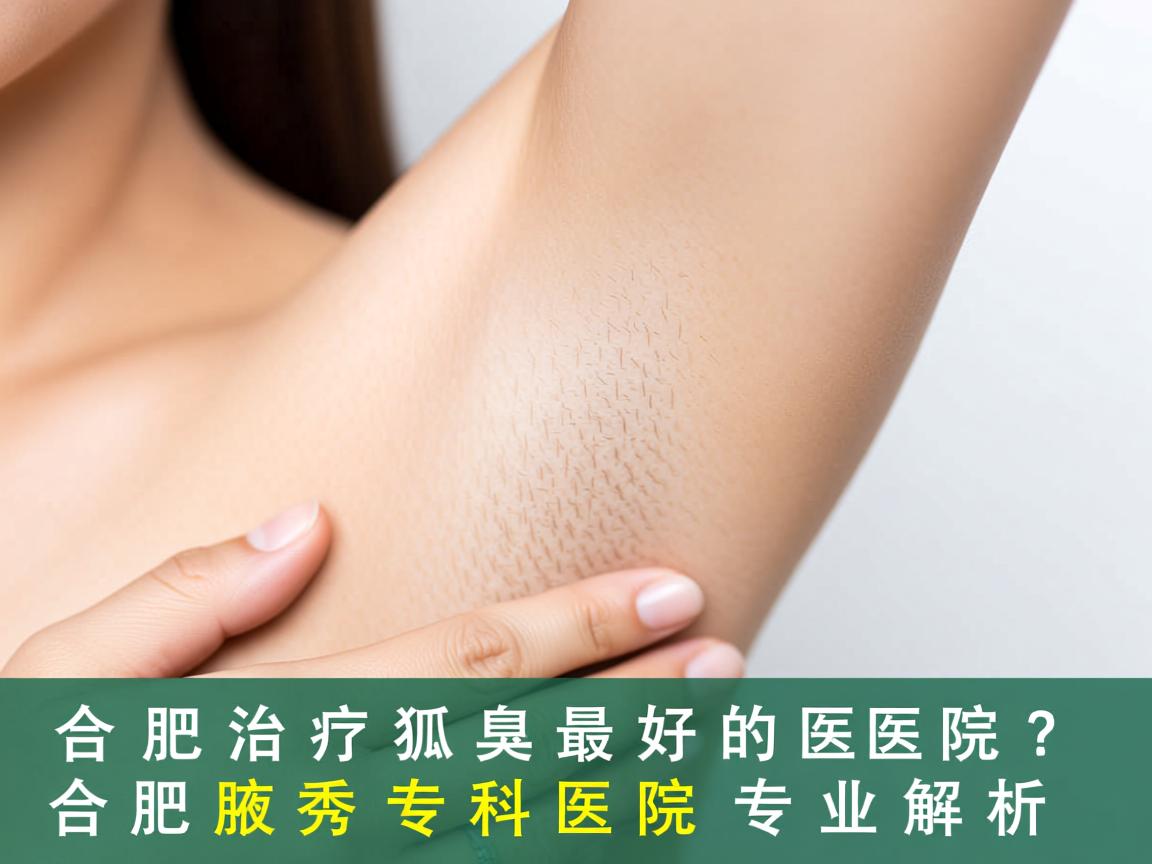 合肥治疗狐臭最好的医院？合肥腋秀专科医院专业解析