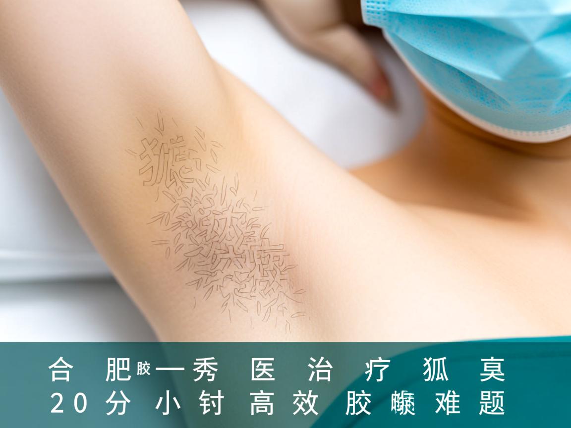 合肥腋秀医院治疗狐臭，20分钟高效解决腋臭难题