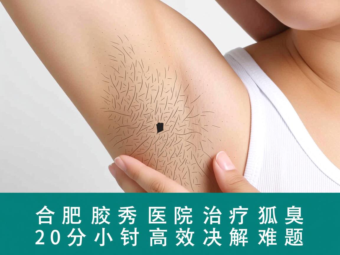 合肥腋秀医院治疗狐臭，20分钟高效解决腋臭难题