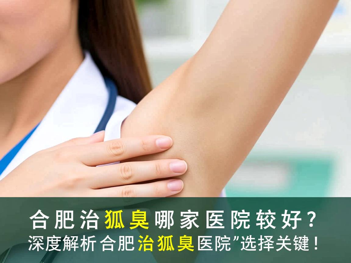 合肥治狐臭哪家医院较好？深度解析合肥治狐臭医院的选择关键！