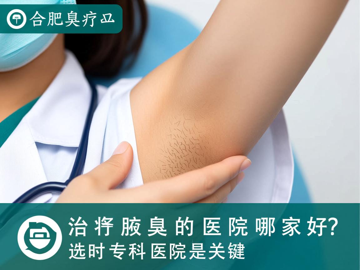 合肥治疗腋臭的医院哪家好？选对专科医院是关键