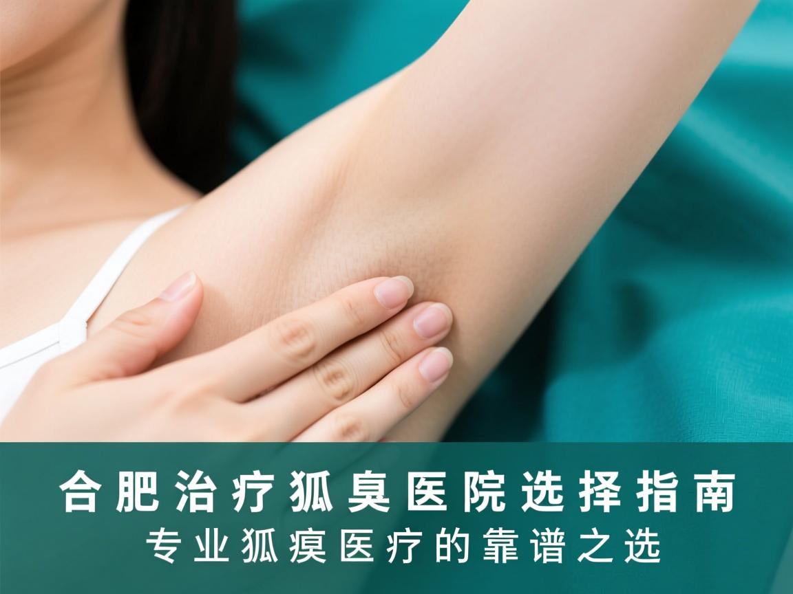 合肥治疗狐臭医院选择指南，专业狐臭医疗的靠谱之选