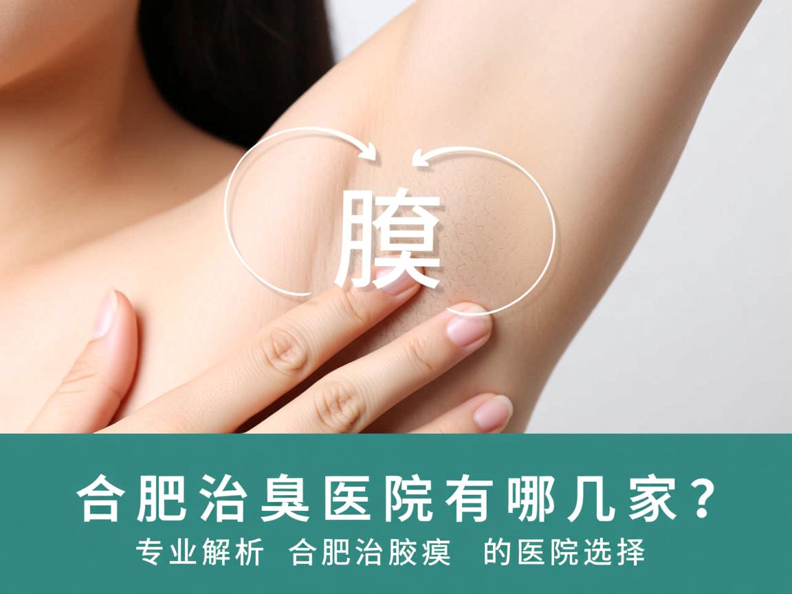 合肥治腋臭医院有哪几家？专业解析合肥治腋臭的医院选择