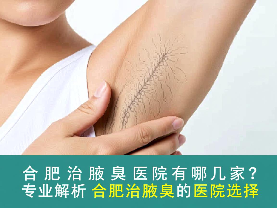 合肥治腋臭医院有哪几家？专业解析合肥治腋臭的医院选择