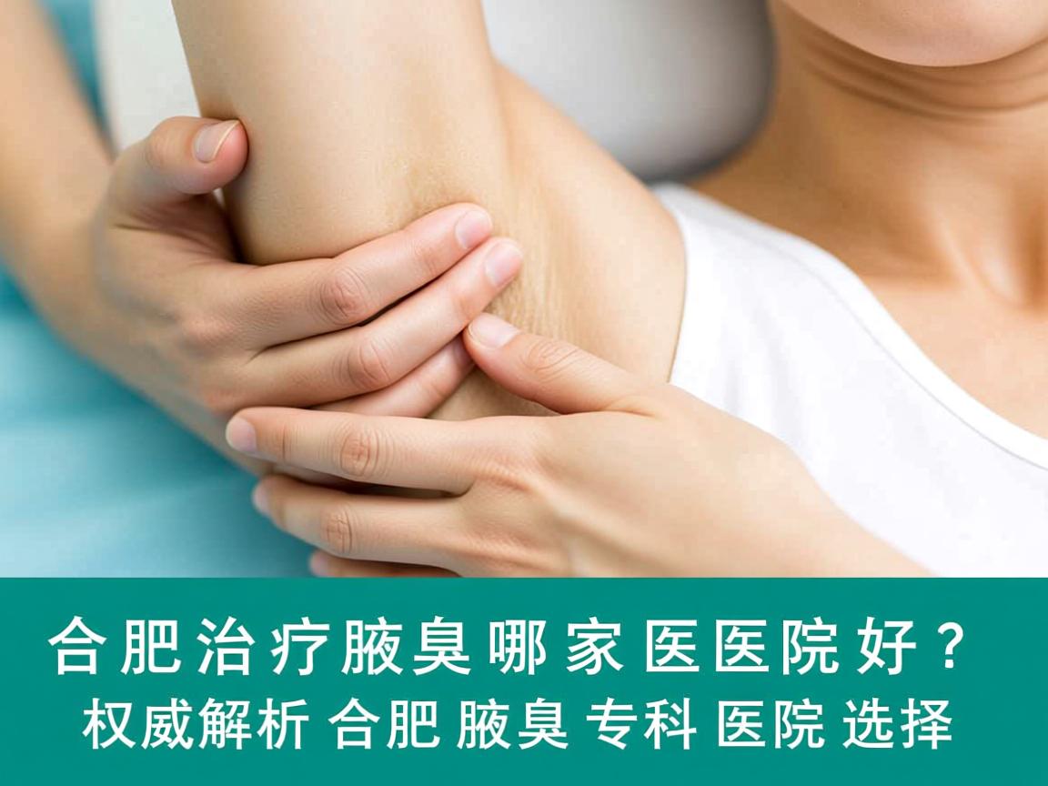 合肥治疗腋臭哪家医院好？权威解析合肥腋臭专科医院选择