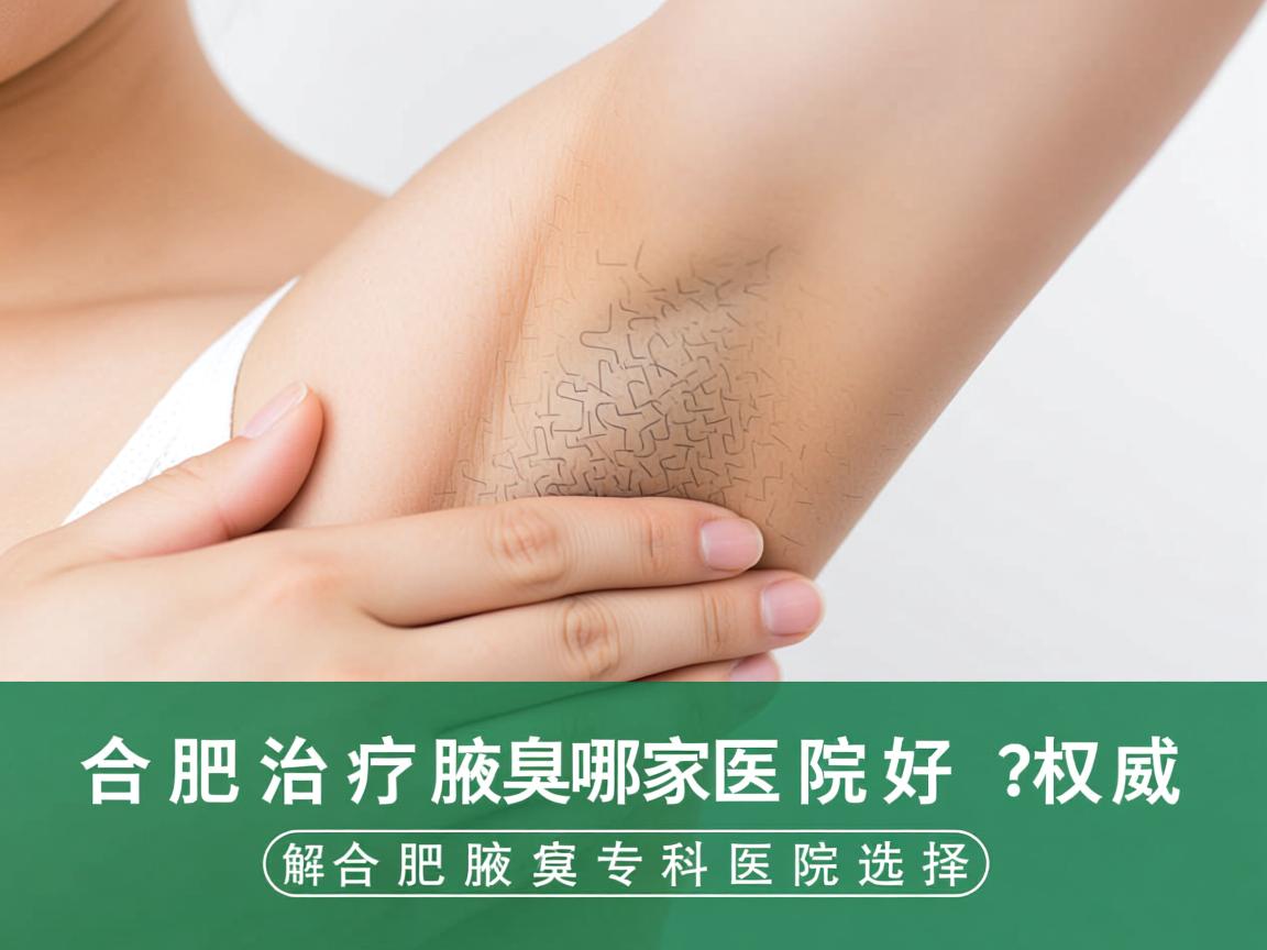 合肥治疗腋臭哪家医院好？权威解析合肥腋臭专科医院选择