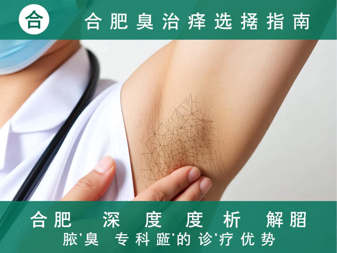 合肥腋臭治疗选择指南，深度解析合肥腋臭专科的诊疗优势
