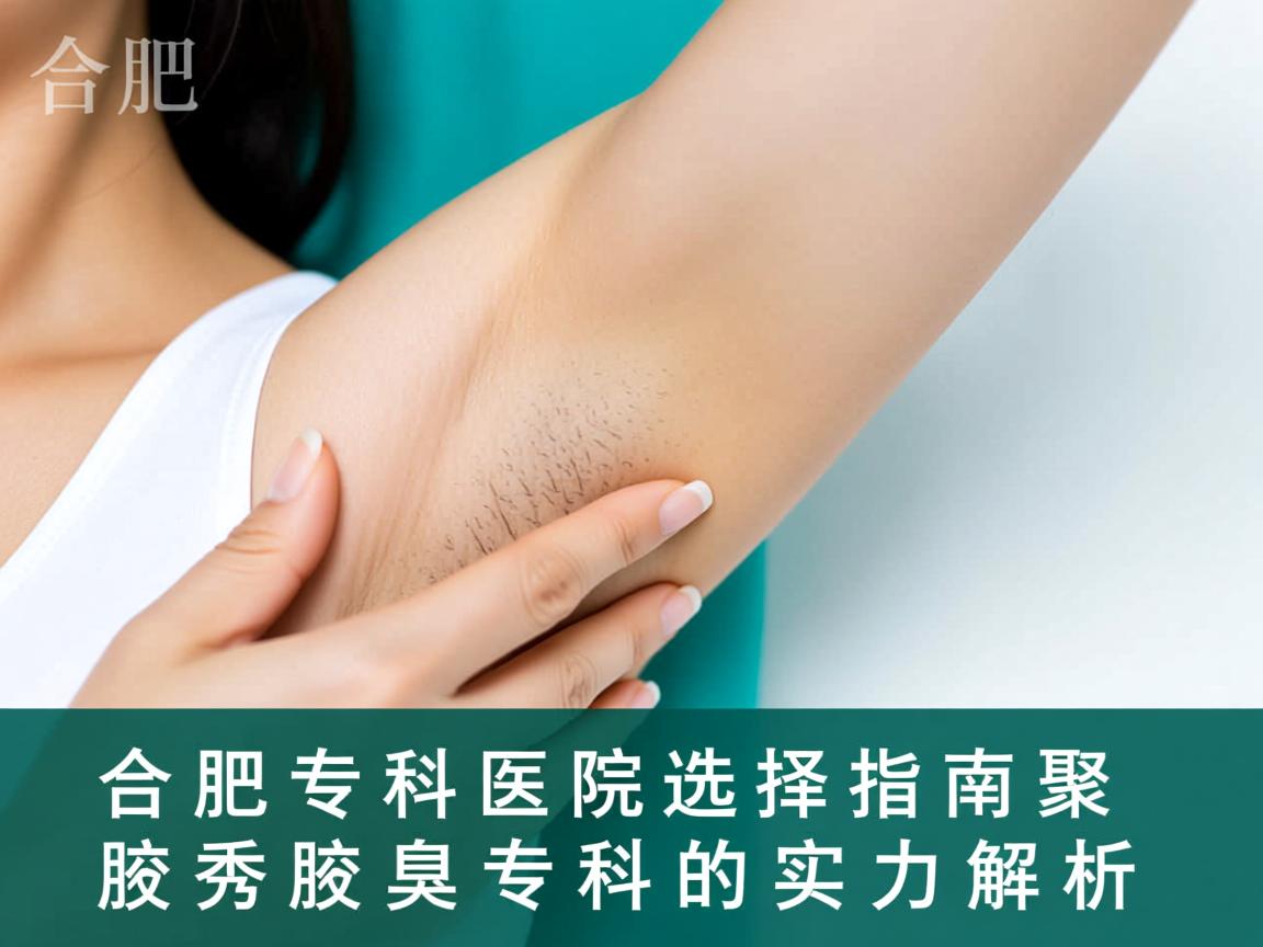合肥腋臭专科医院选择指南，聚焦合肥腋秀腋臭专科的实力解析