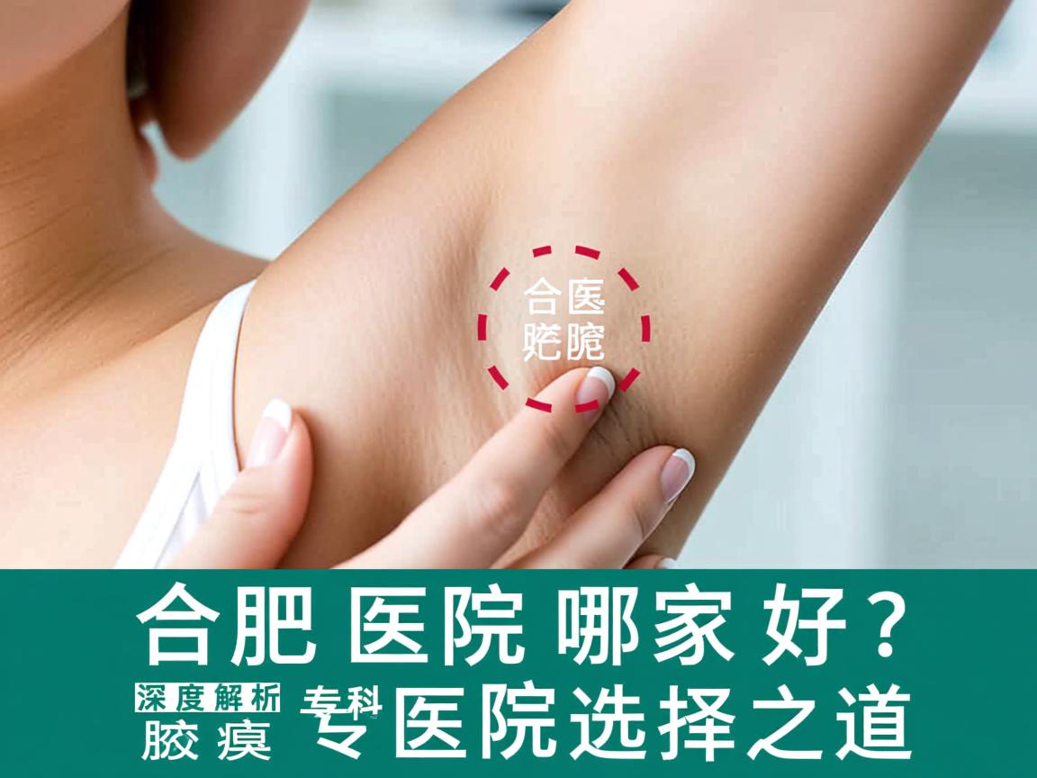 合肥腋臭医院哪家好？深度解析合肥腋臭专科医院的选择之道