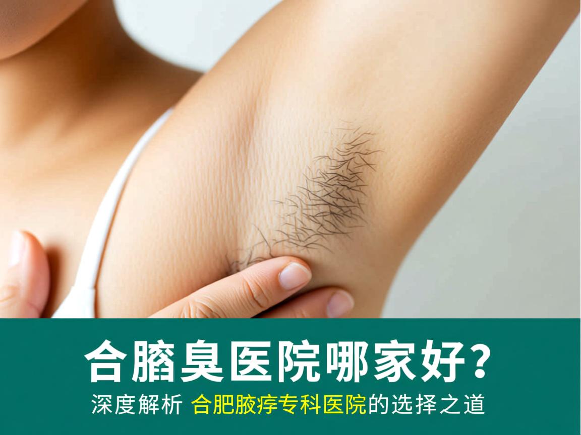 合肥腋臭医院哪家好？深度解析合肥腋臭专科医院的选择之道