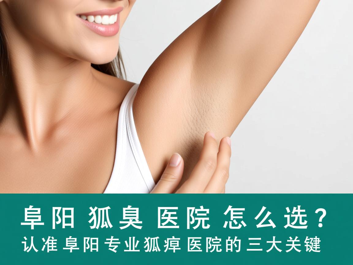 阜阳狐臭医院怎么选？认准阜阳专业狐臭医院的三大关键