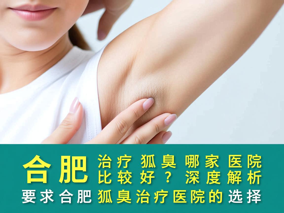合肥治疗狐臭哪家医院比较好？深度解析合肥狐臭治疗医院的选择