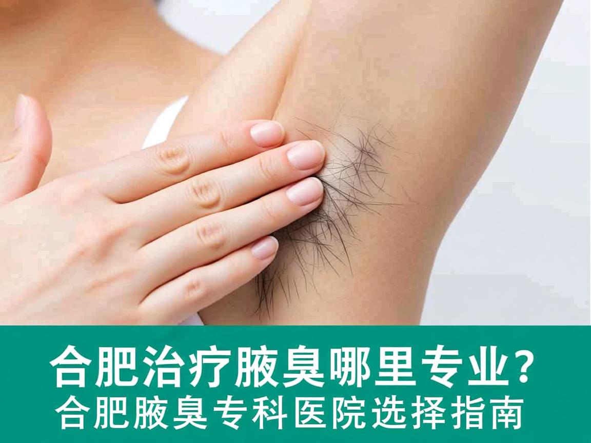 合肥治疗腋臭哪里专业？合肥腋臭专科医院选择指南