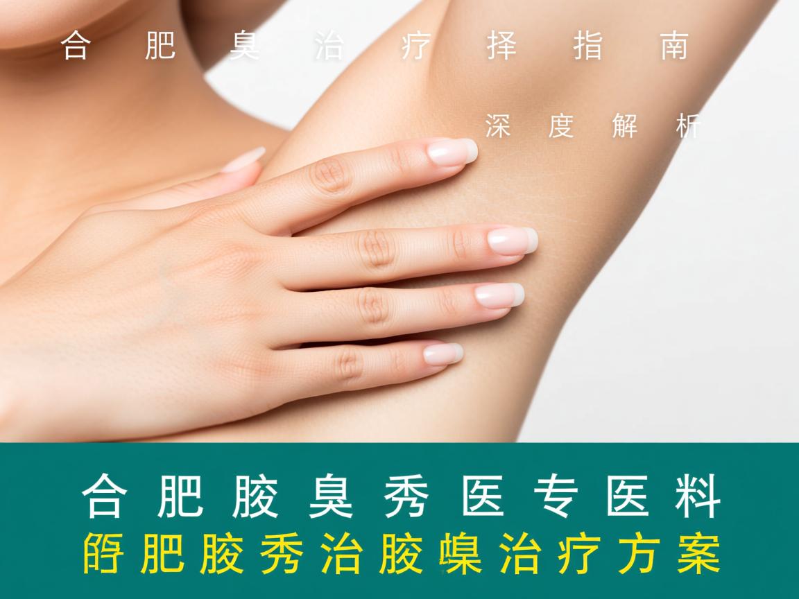 合肥腋臭治疗选择指南,深度解析合肥腋秀专科的腋臭治疗方案 合肥腋臭治疗选择指南,深度解析合肥腋秀专科的腋臭治疗方案