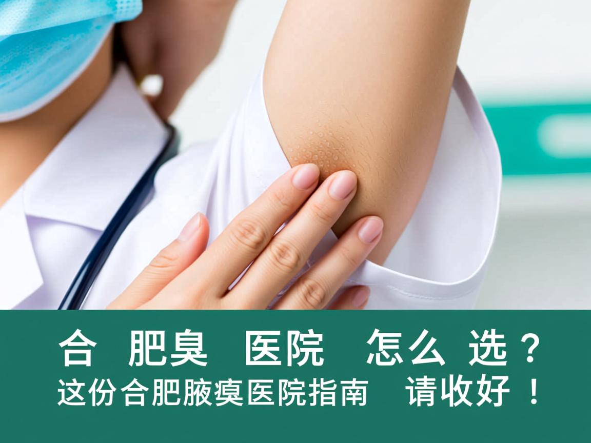 合肥腋臭医院怎么选?这份合肥腋臭医院指南请收好! 合肥腋臭医院怎么选?这份合肥腋臭医院指南请收好!