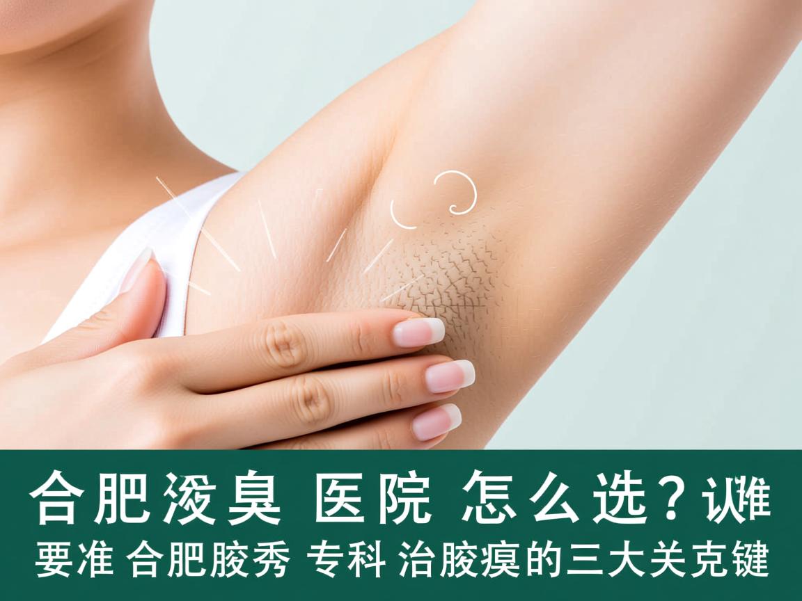 合肥治腋臭医院怎么选?认准合肥腋秀专科治腋臭的三大关键 合肥治腋臭医院怎么选?认准合肥腋秀专科治腋臭的三大关键