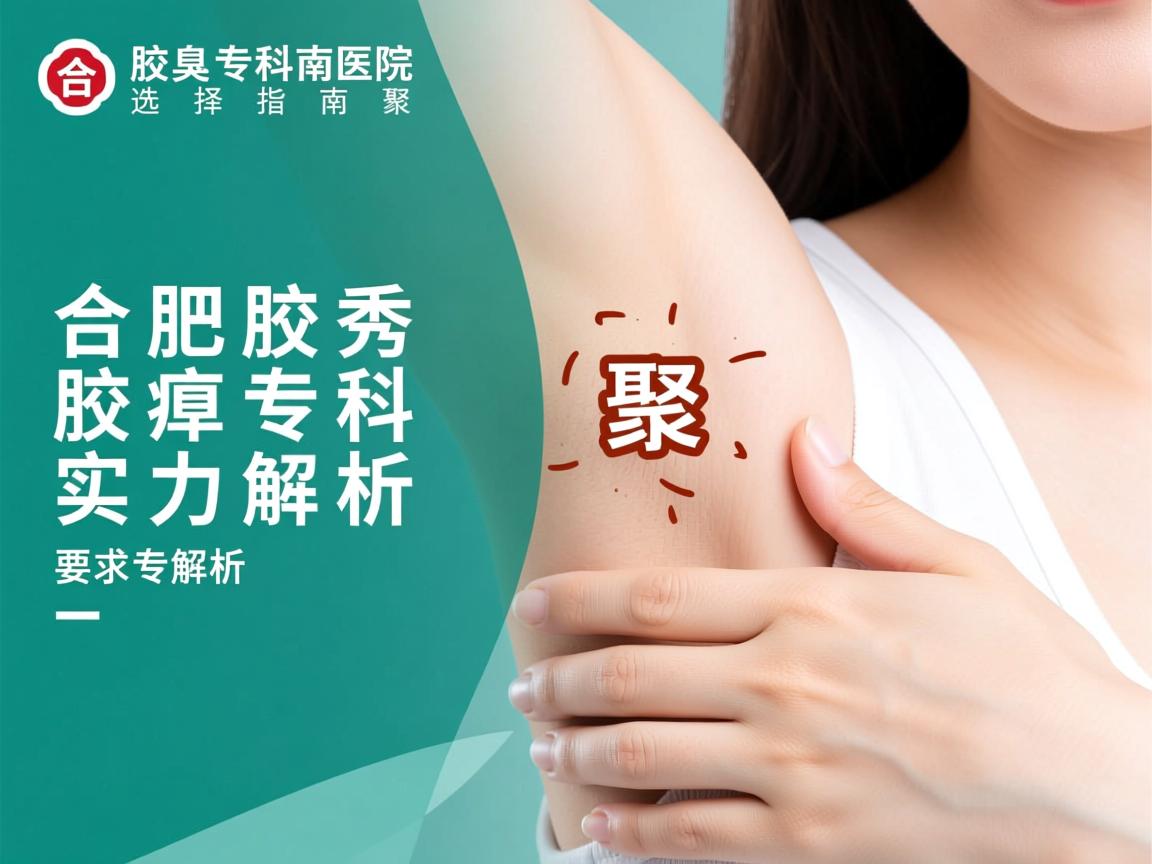合肥腋臭专科医院选择指南,聚焦合肥腋秀腋臭专科实力解析 合肥腋臭专科医院选择指南,聚焦合肥腋秀腋臭专科实力解析