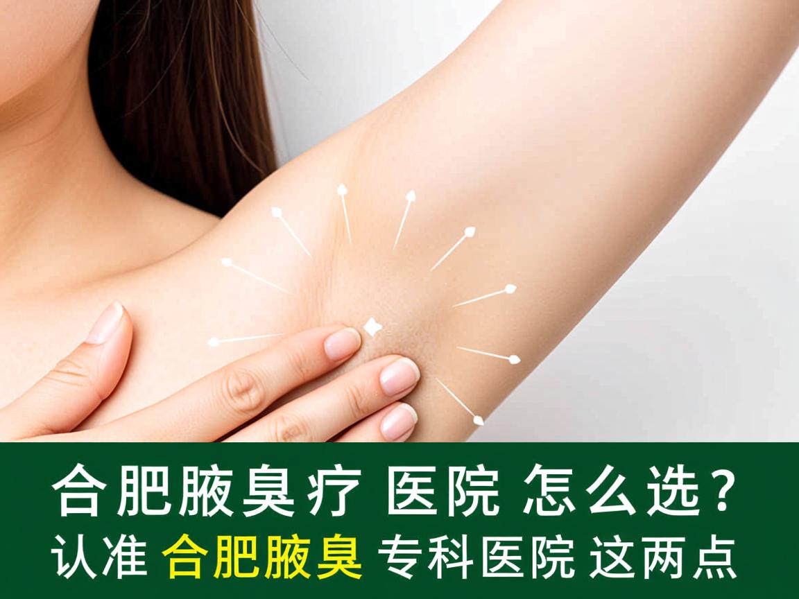 合肥腋臭治疗医院怎么选?认准合肥腋臭专科医院这两点 合肥腋臭治疗医院怎么选?认准合肥腋臭专科医院这两点