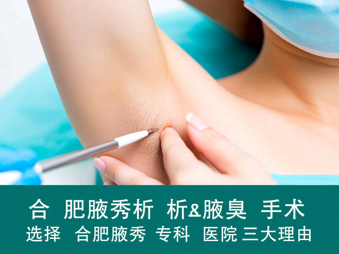 合肥腋秀解析腋臭手术,选择合肥腋秀专科医院的三大理由 合肥腋秀解析腋臭手术,选择合肥腋秀专科医院的三大理由