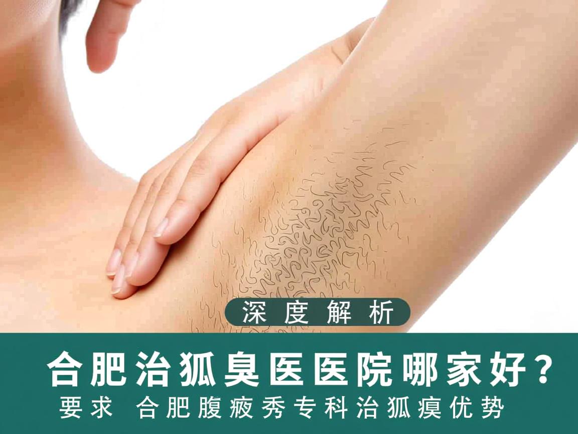 合肥治狐臭医院哪家好？深度解析合肥腋秀专科治狐臭优势