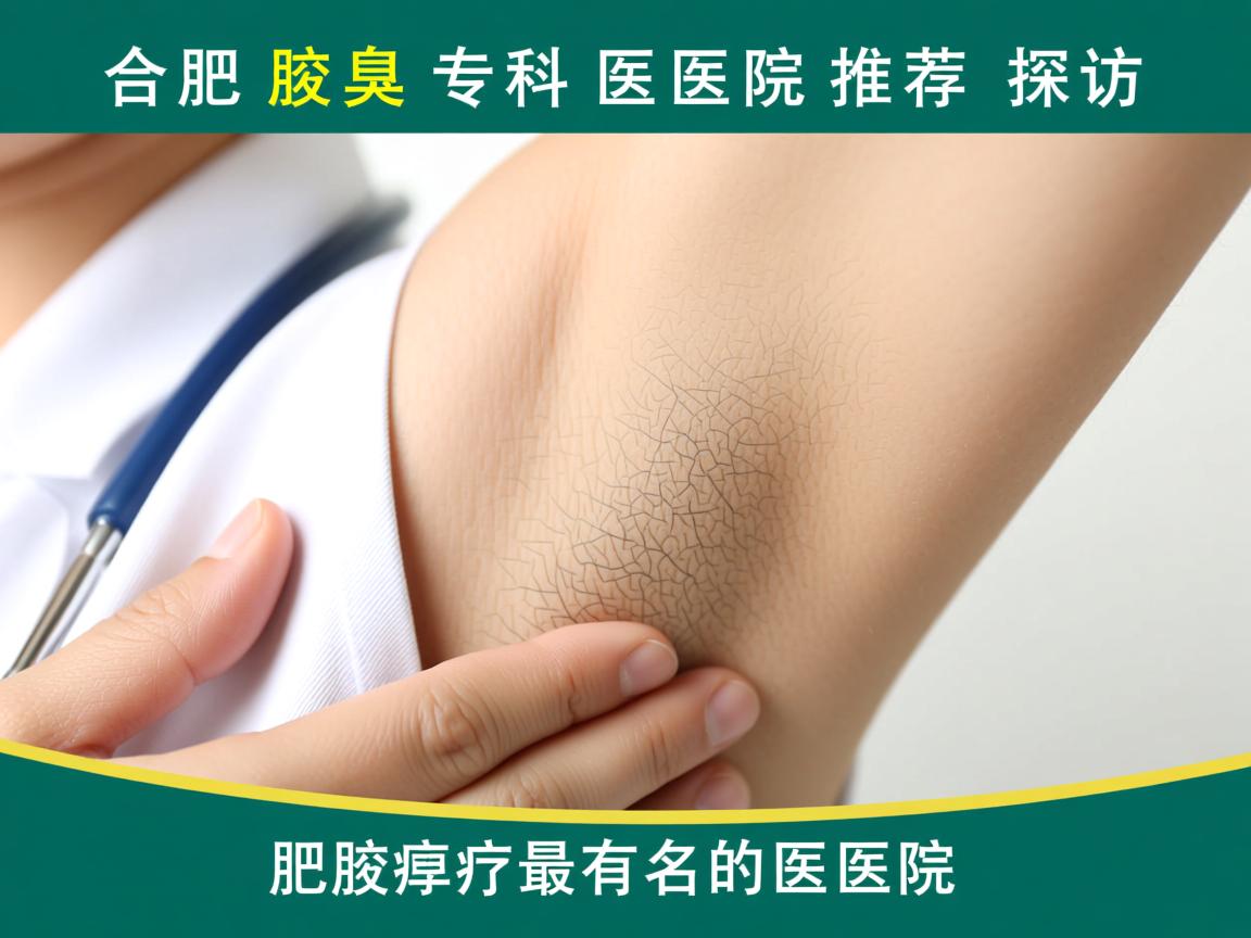 合肥腋臭专科医院推荐，探访合肥腋臭诊疗最有名的医院
