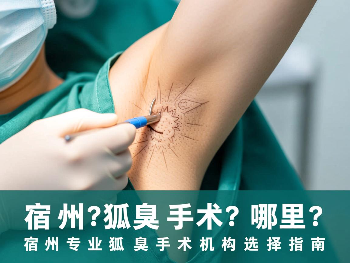 宿州狐臭手术哪里做?宿州专业狐臭手术机构选择指南 宿州狐臭手术哪里做?宿州专业狐臭手术机构选择指南
