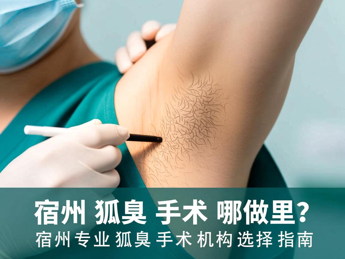 宿州狐臭手术哪里做?宿州专业狐臭手术机构选择指南 宿州狐臭手术哪里做?宿州专业狐臭手术机构选择指南
