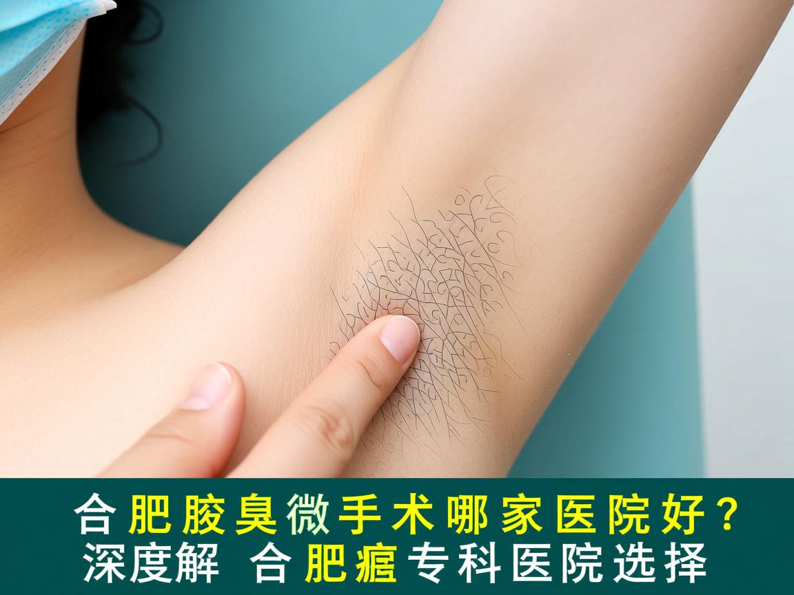 合肥腋臭微创手术哪家医院好？深度解析合肥腋臭专科医院选择