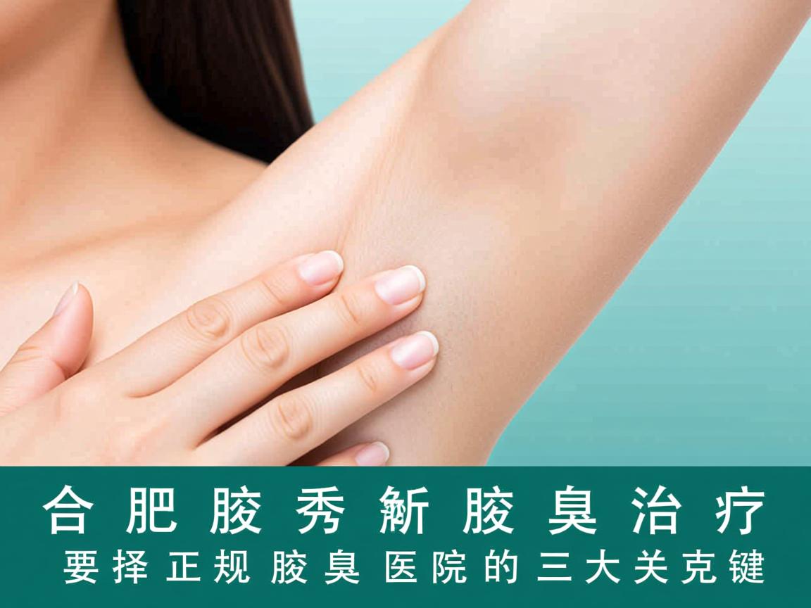 合肥腋秀解析腋臭治疗,选择正规腋臭医院的三大关键 合肥腋秀解析腋臭治疗,选择正规腋臭医院的三大关键