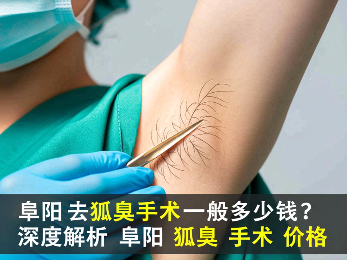 阜阳去狐臭手术一般多少钱?深度解析阜阳狐臭手术价格 阜阳去狐臭手术一般多少钱?深度解析阜阳狐臭手术价格