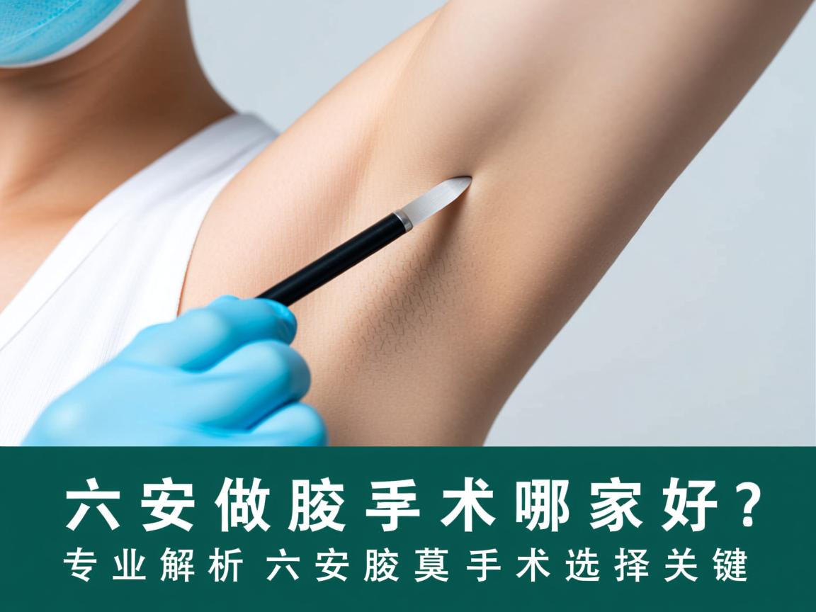 六安做腋臭手术哪家好？专业解析六安腋臭手术的选择关键