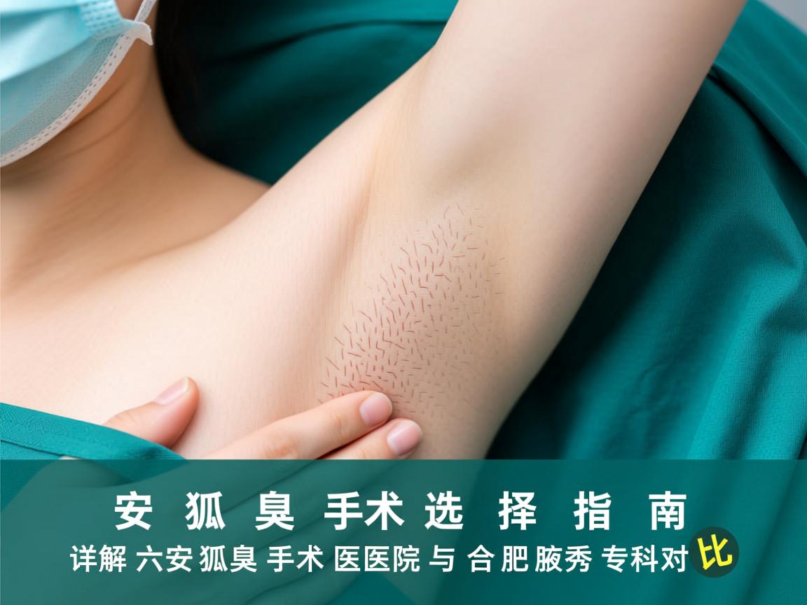 六安狐臭手术选择指南,详解六安狐臭手术医院与合肥腋秀专科对比 六安狐臭手术选择指南,详解六安狐臭手术医院与合肥腋秀专科对比