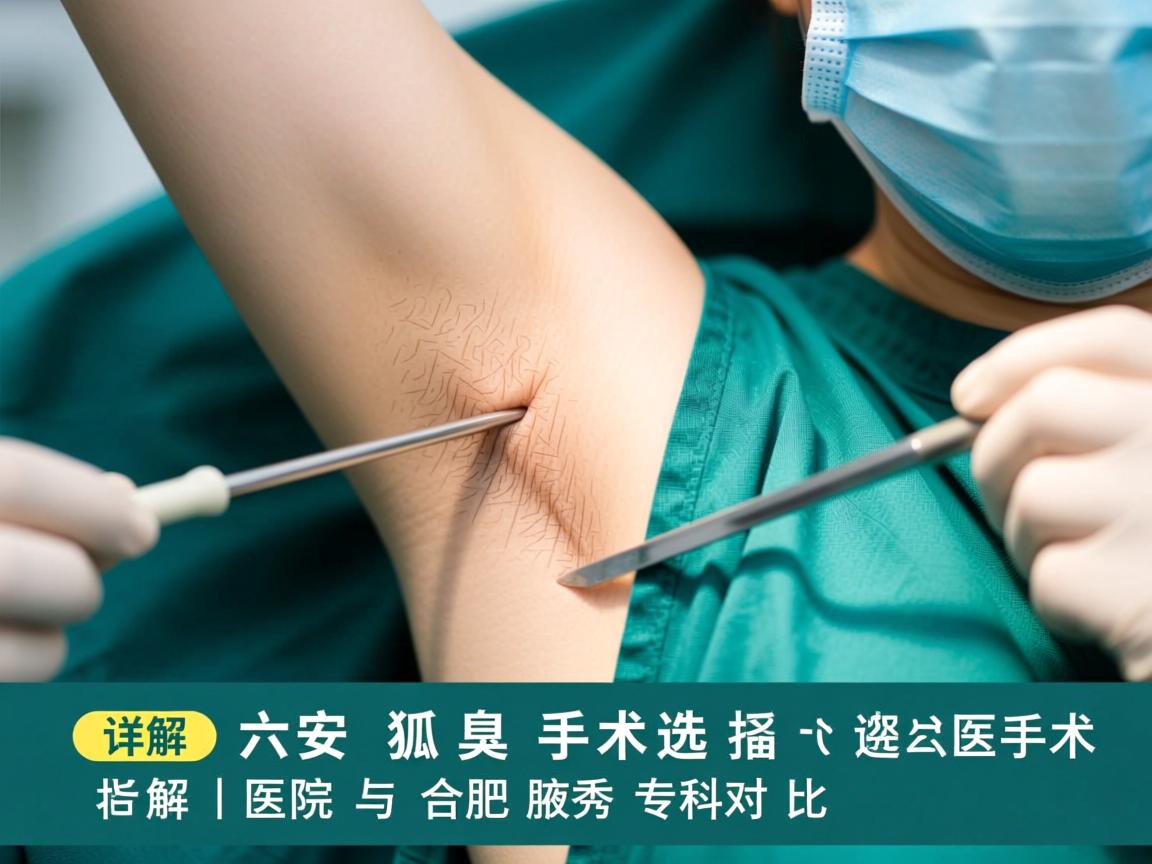 六安狐臭手术选择指南,详解六安狐臭手术医院与合肥腋秀专科对比 六安狐臭手术选择指南,详解六安狐臭手术医院与合肥腋秀专科对比