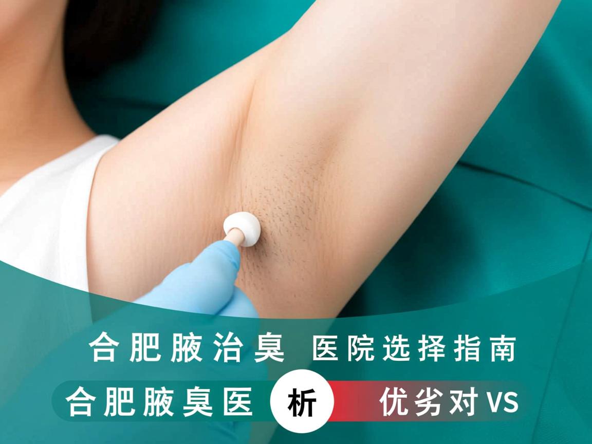 合肥腋臭治疗医院选择指南，专业解析合肥腋臭医院的优劣对比