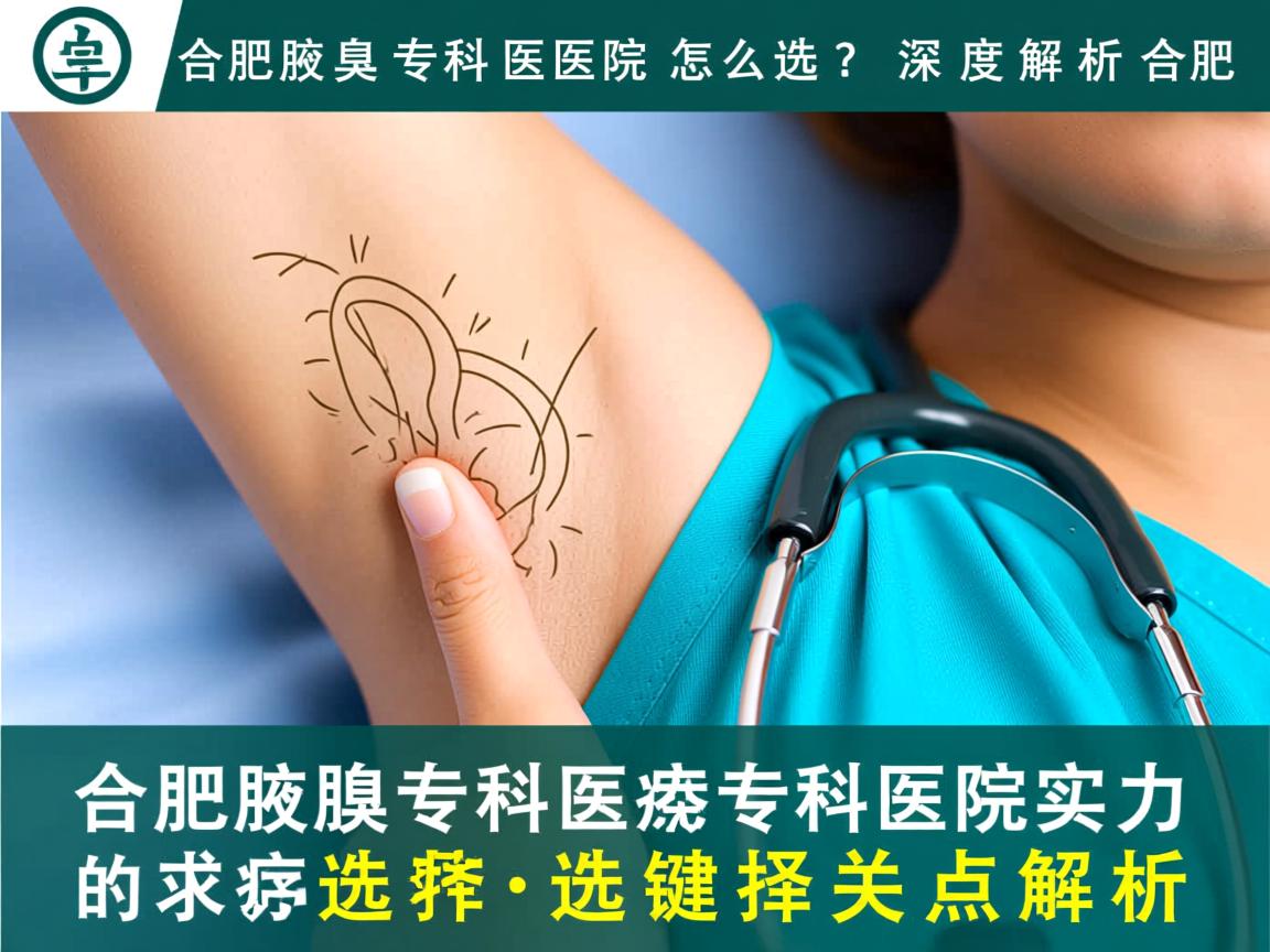 合肥腋臭专科医院怎么选?深度解析合肥腋臭专科医院实力
合肥腋臭专科医院的选择关键点解析 合肥腋臭专科医院怎么选?深度解析合肥腋臭专科医院实力
合肥腋臭专科医院的选择关键点解析