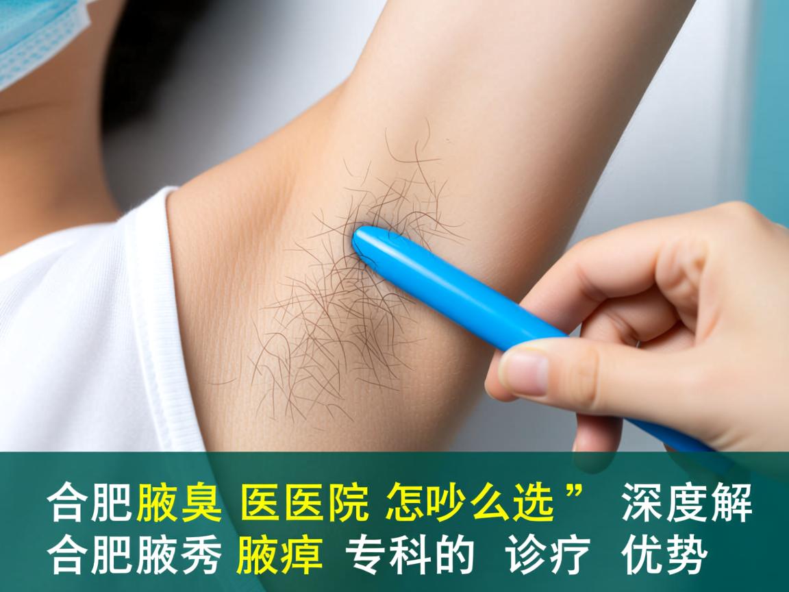 合肥腋臭医院怎么选，深度解析合肥腋秀腋臭专科的诊疗优势