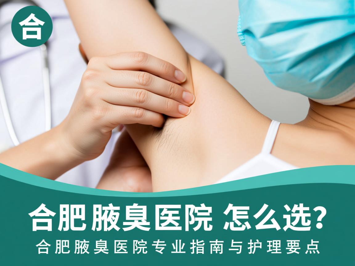 合肥腋臭医院怎么选？合肥腋臭医院专业指南与护理要点