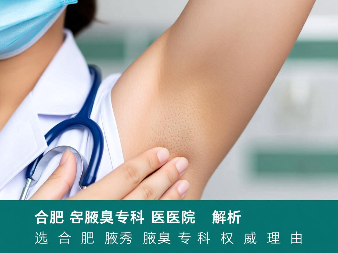 合肥腋臭专科医院解析，选择合肥腋秀腋臭专科的权威理由