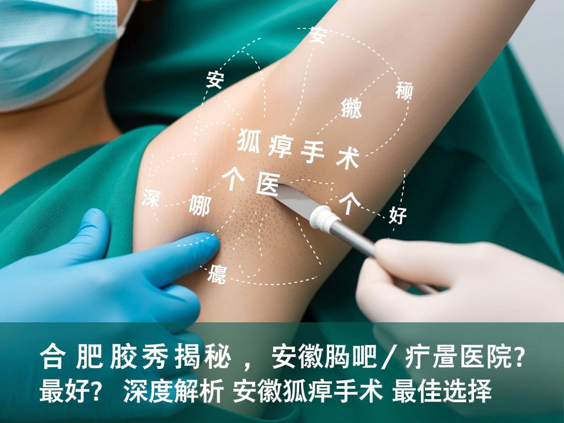 合肥腋秀揭秘，安徽狐臭手术哪个医院最好？深度解析安徽狐臭手术最佳选择
