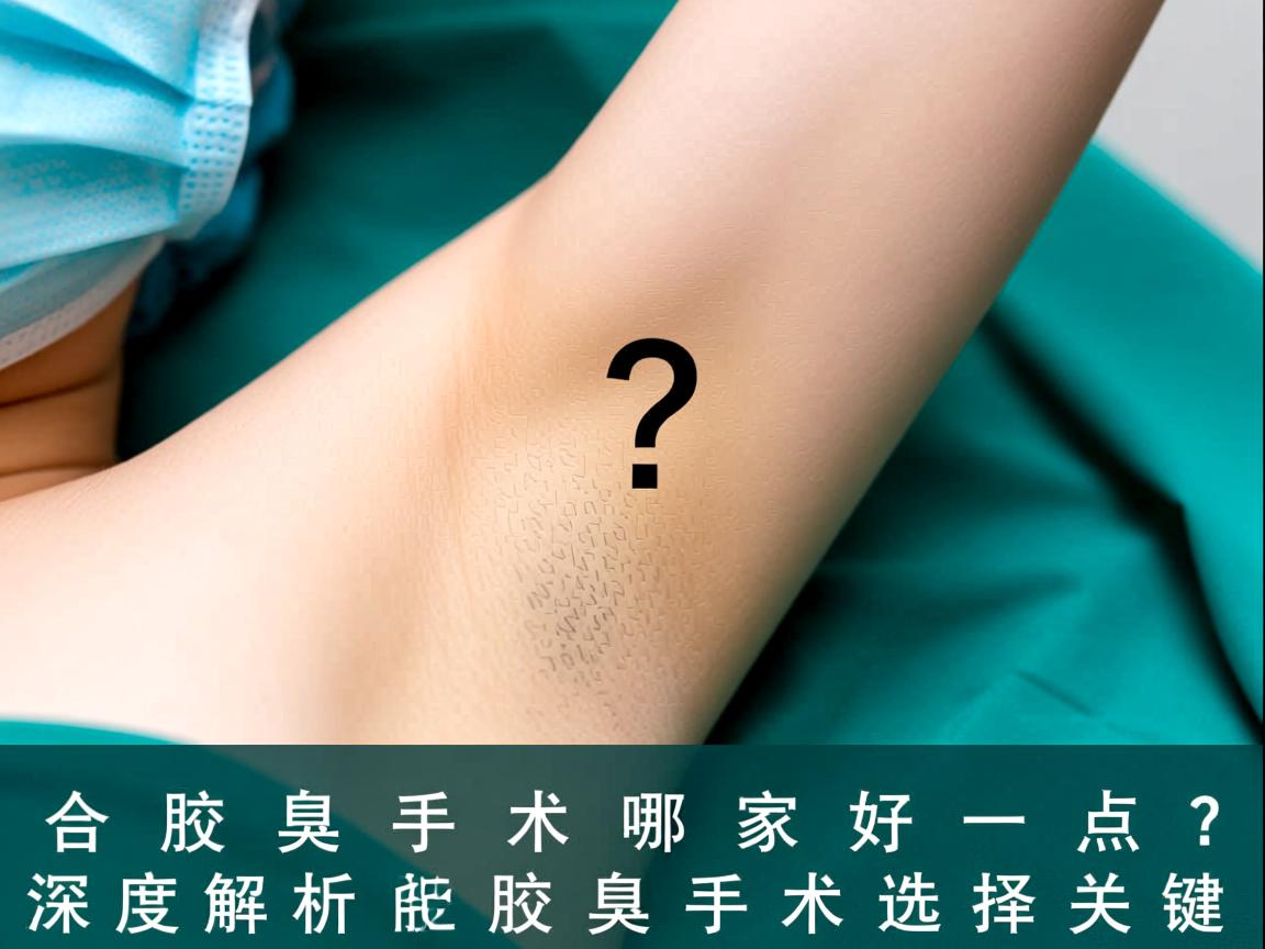合肥腋臭手术哪家好一点？深度解析合肥腋臭手术选择关键