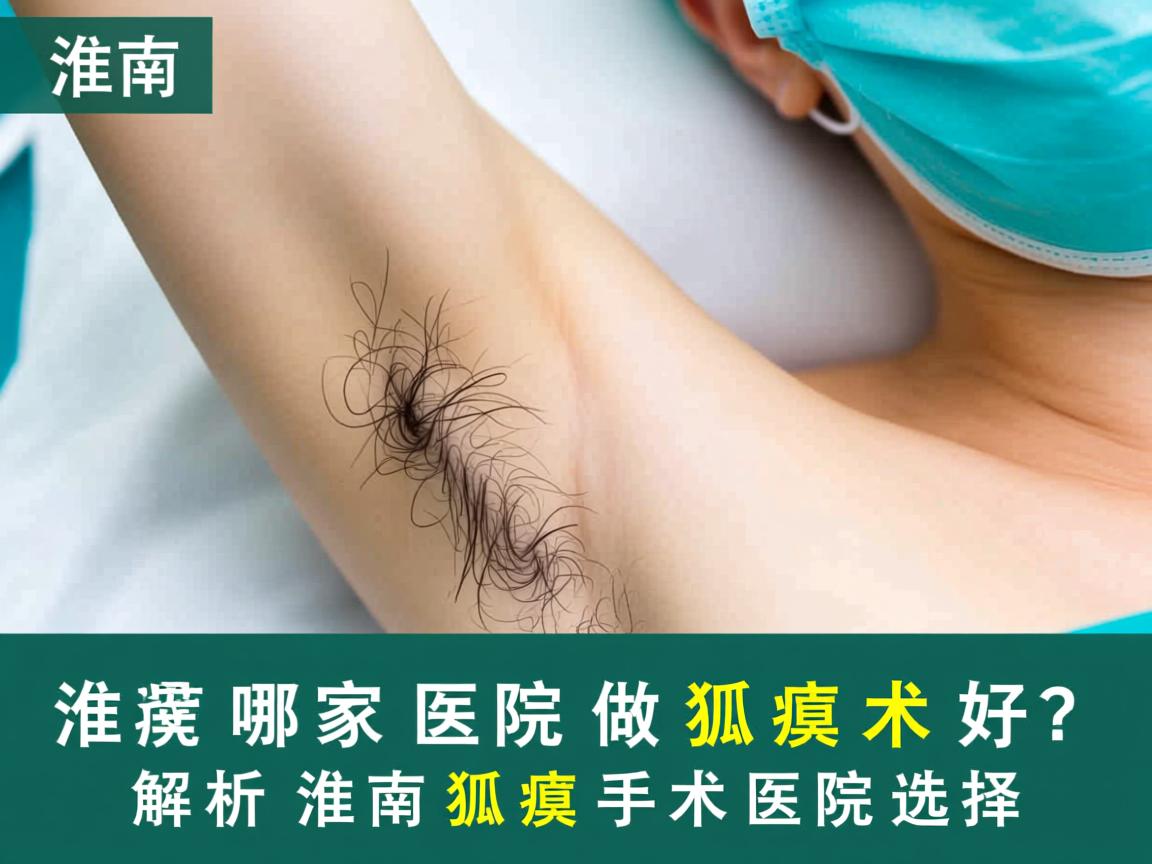 淮南哪家医院做狐臭术好？深度解析淮南狐臭手术医院选择