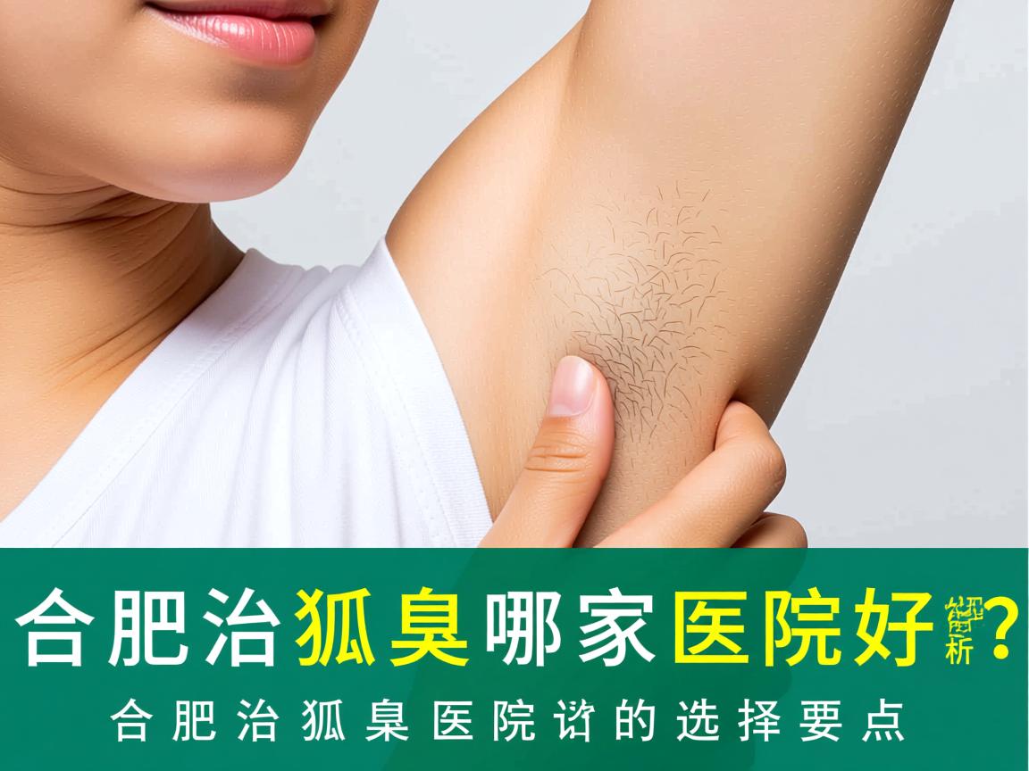 合肥治狐臭哪家医院好？深度解析合肥治狐臭医院的选择要点
