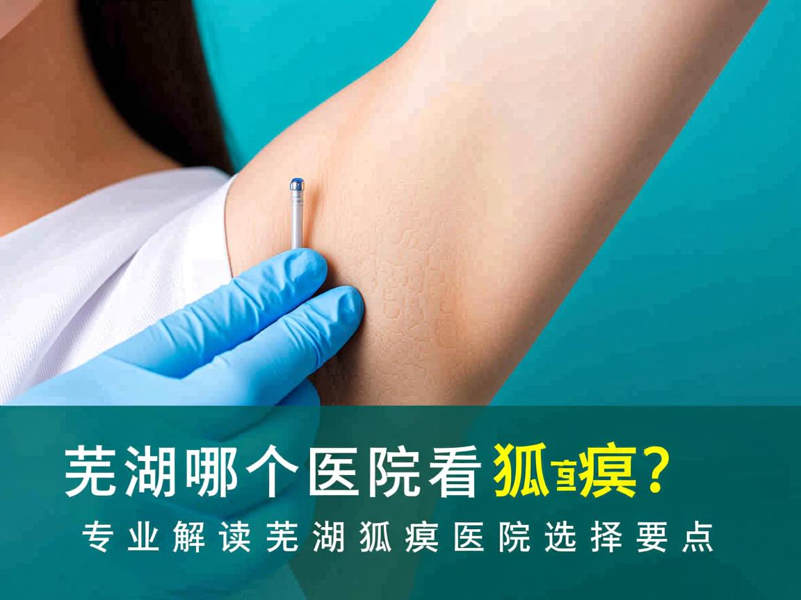 芜湖哪个医院看狐臭？专业解读芜湖狐臭医院选择要点