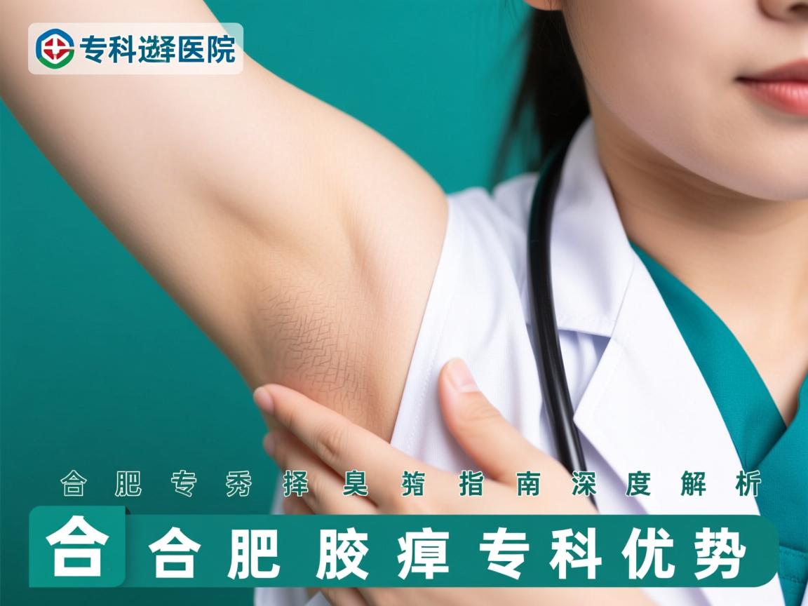 合肥腋臭专科医院选择指南，深度解析合肥腋秀腋臭专科优势