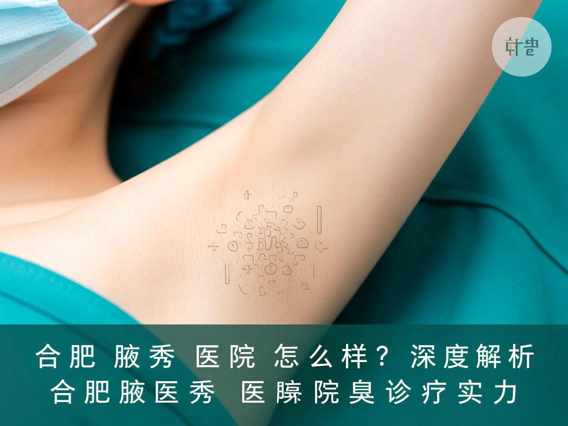 合肥腋秀医院怎么样？深度解析合肥腋秀医院的腋臭诊疗实力