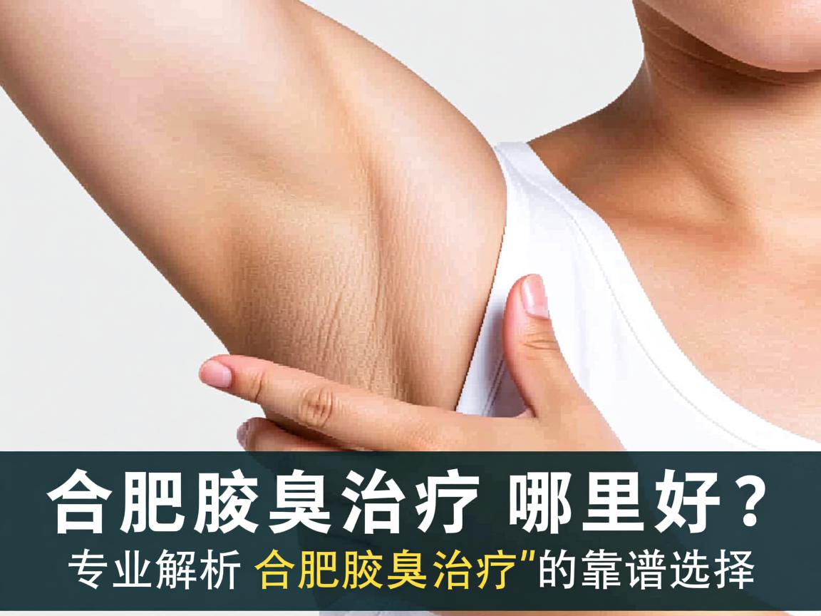 合肥腋臭治疗哪里好？专业解析合肥腋臭治疗的靠谱选择