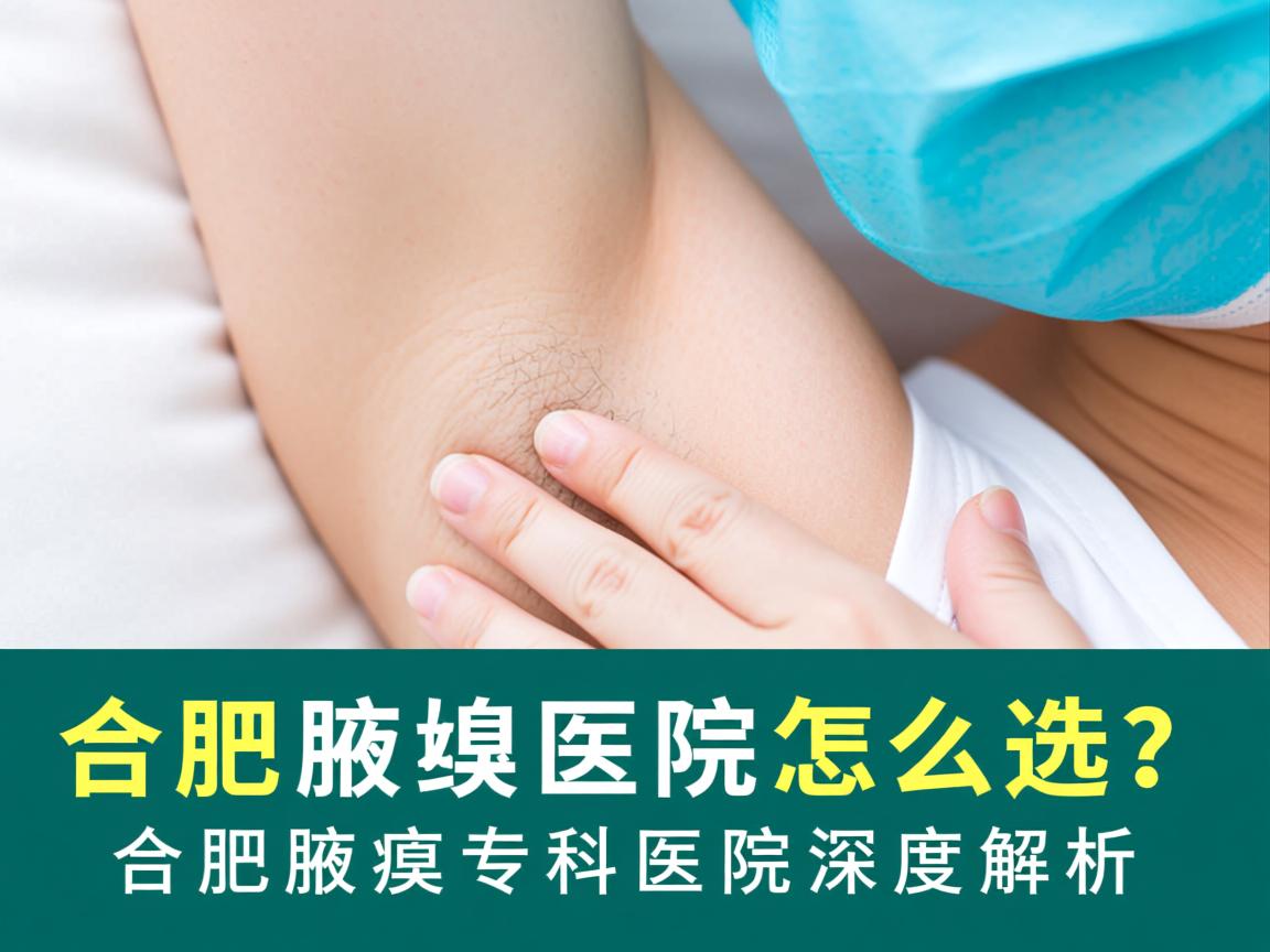 合肥腋臭医院怎么选？合肥腋臭专科医院深度解析