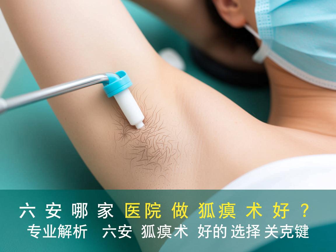六安哪家医院做狐臭术好？专业解析六安狐臭术好的选择关键