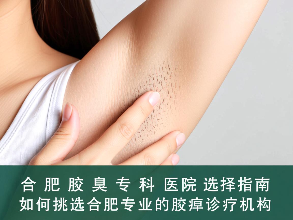 合肥腋臭专科医院选择指南，如何挑选合肥专业的腋臭诊疗机构